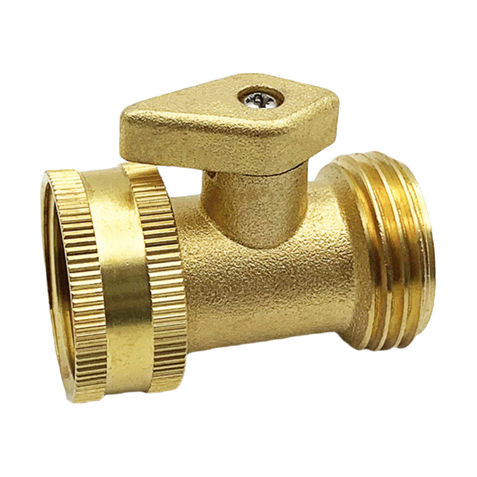 Brass 3/4'' Garden Hose Valve Pipe Faucet Adapter Faucet Parts Gardening