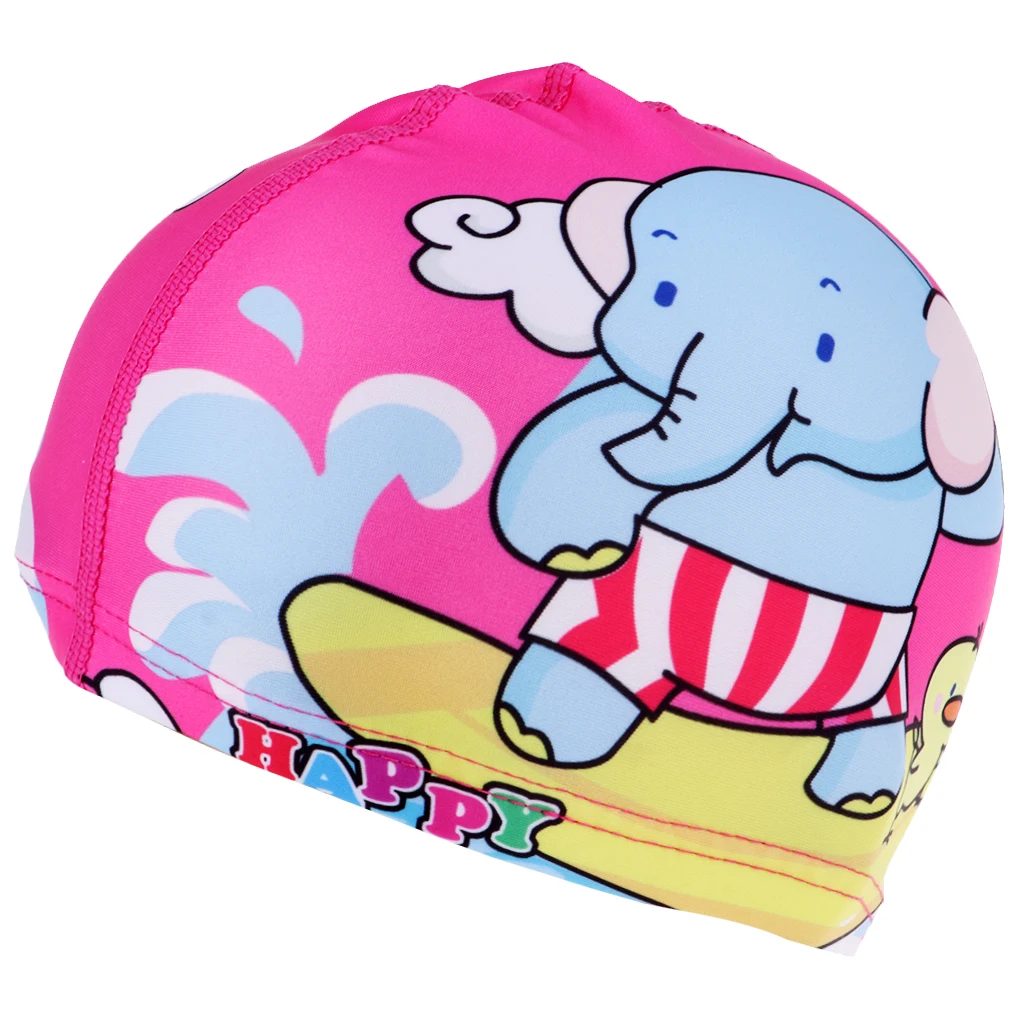Kids Swimming Cap for Girls Boys Long/Short Hair Child Bath Shower Swim Hat