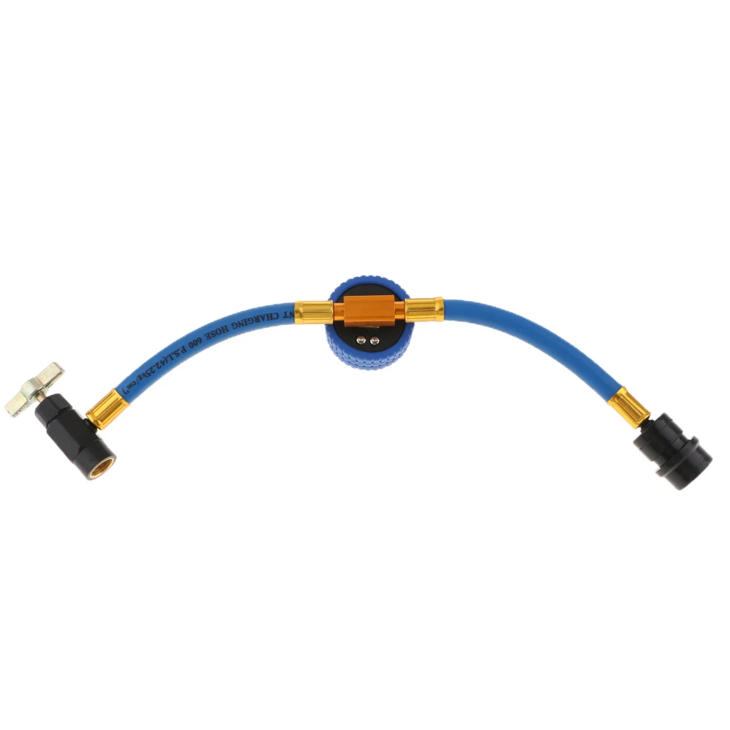 R134A Air Conditioning Recharge Measuring Hose Gauge Valve Refrigerant Pipe Auto Car Air-conditioning Accessories