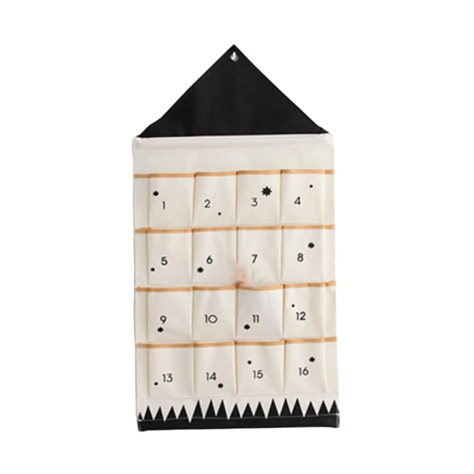 Christmas Advent Calendar Wall Bag Wall Hanging with Pockets Xmas Decorations Advent Calendar to Fill Large for Home Decoration