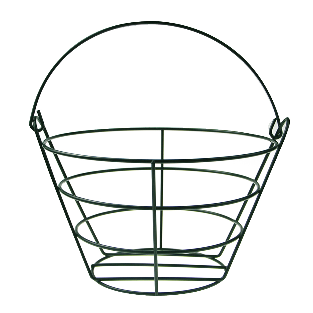 Steel Wire Golf Range Buckets Metal 30 Balls Carrier Basket Container with Carrying Handle