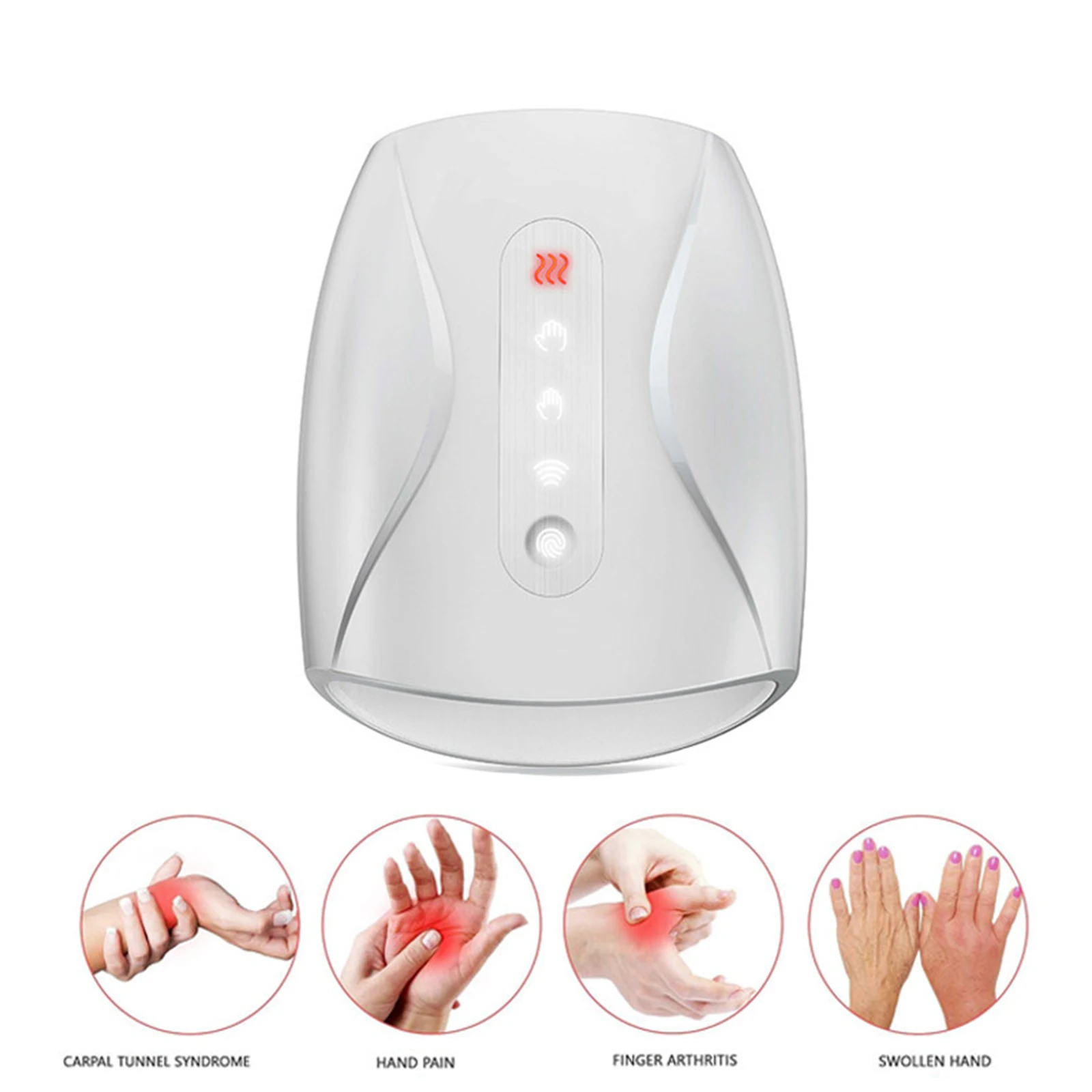 Electric Hand Massager with Compression, 3 Levels Pressure Point Therapy Massager for Arthritis, Pain Relief, Carpal Tunnel