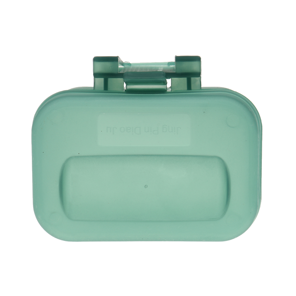 Earthworms Live Baits Plastic Storage Carrying Bag Clip on Fishing Tackle Box