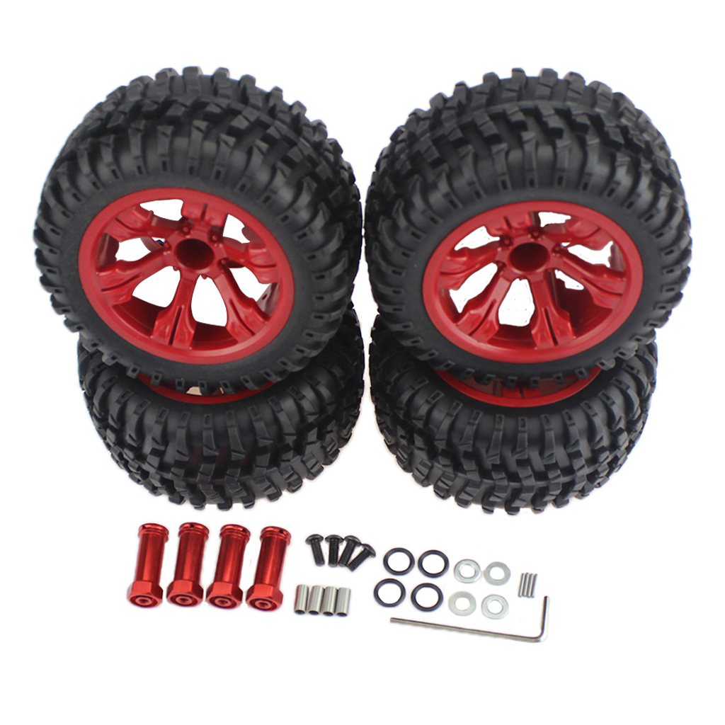 110mm Wheel Rim Tire & Hub Extented Combiner for WLtoys 144001 124019 124019