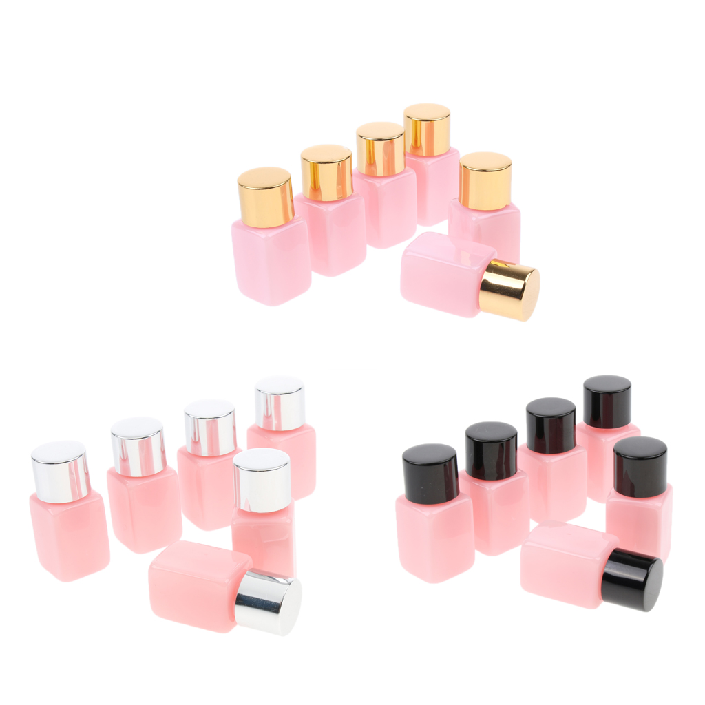 6   Pcs   10ml   Empty   Plastic   Screw   Cap   Bottles   Sample   Vials   for