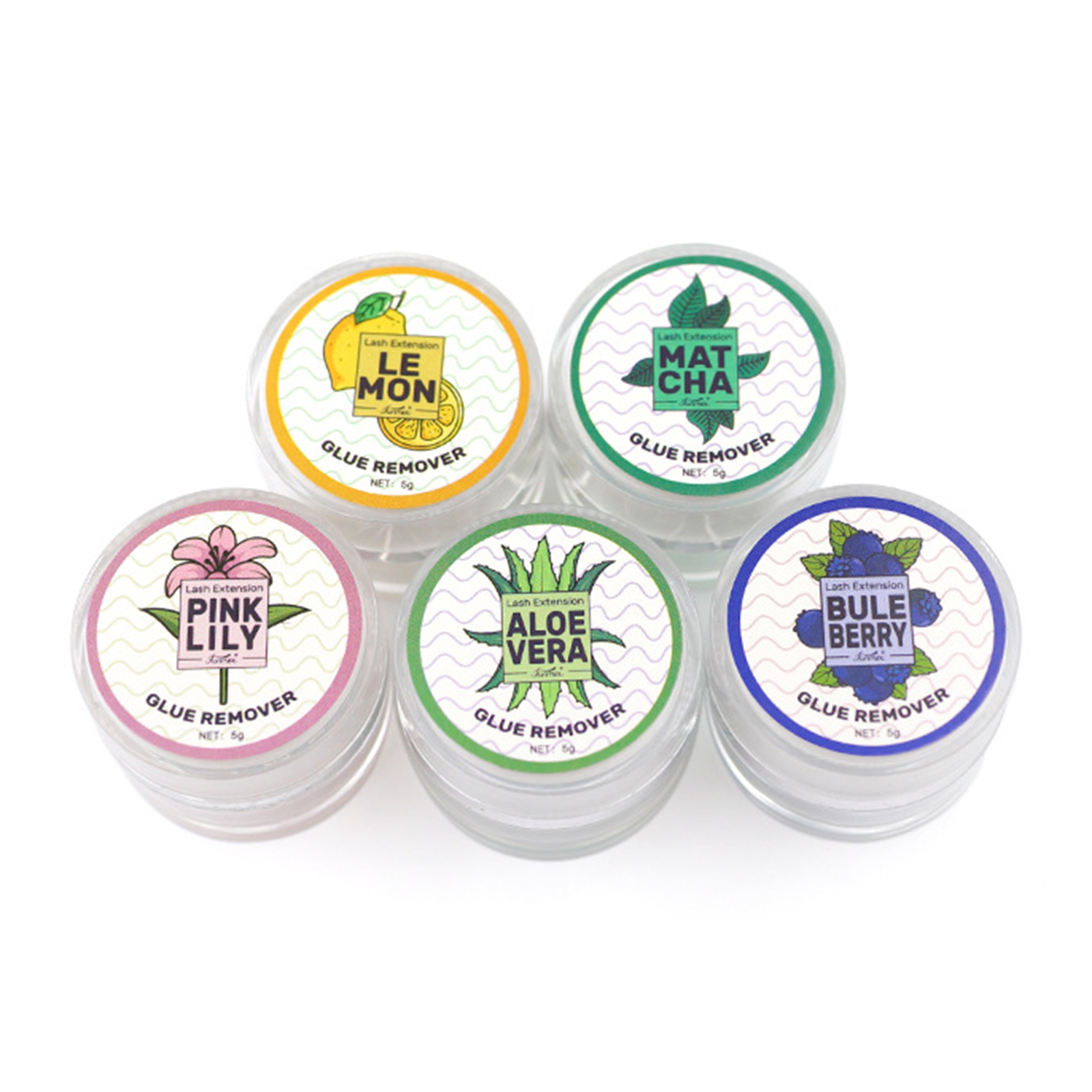 Eyelash Glue Remover Professional Fast Dissolution 5G Fruit Flavour Low Irritation Cream for Lashes Remover Makeup Tools