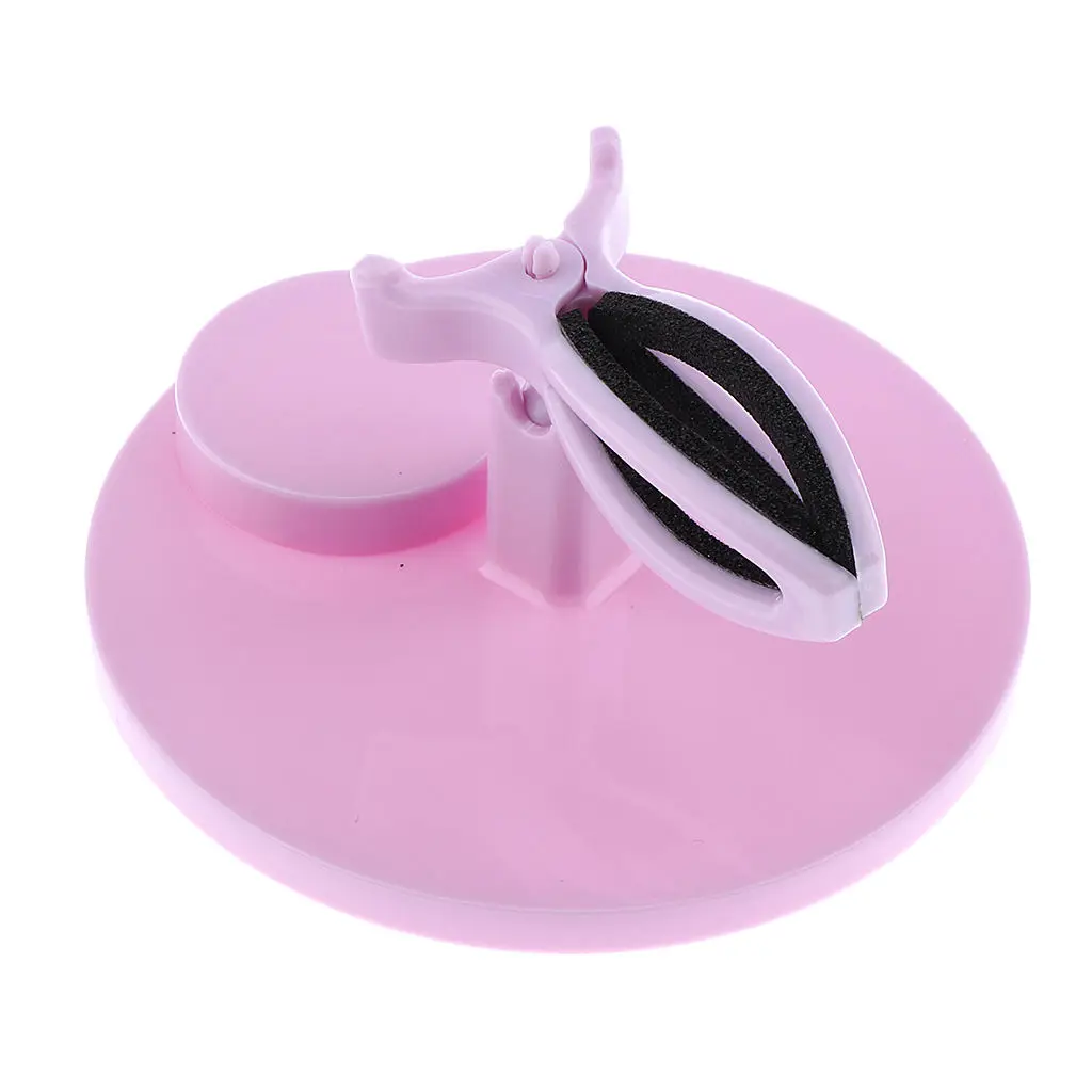 Hands Free Anti-Spill Nail Polish Bottle Holder Stand Grip & Clip Fixed Support For DIY Nail Art Beauty Salon Accessories