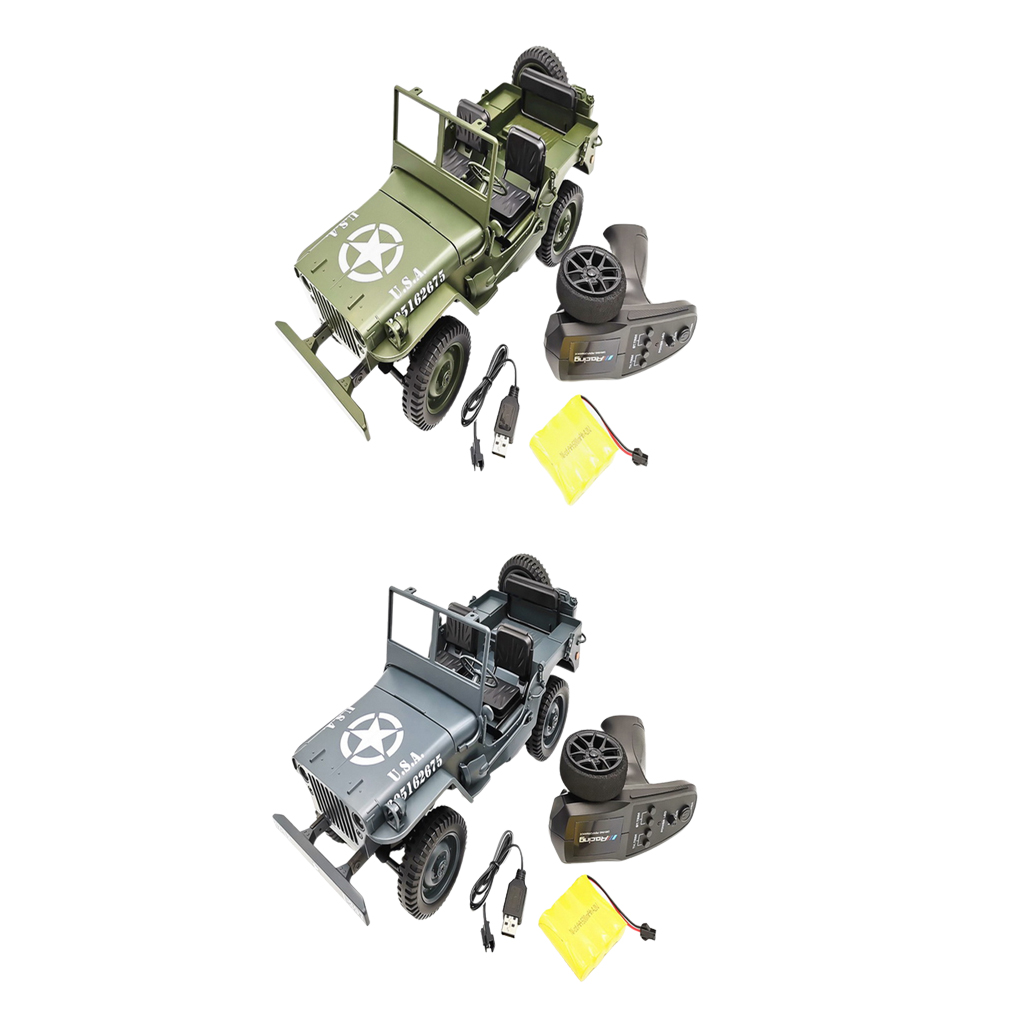 1/10 4WD 2.4G Remote Control RC Truck Buggy Car Jeep C606 with Accessories