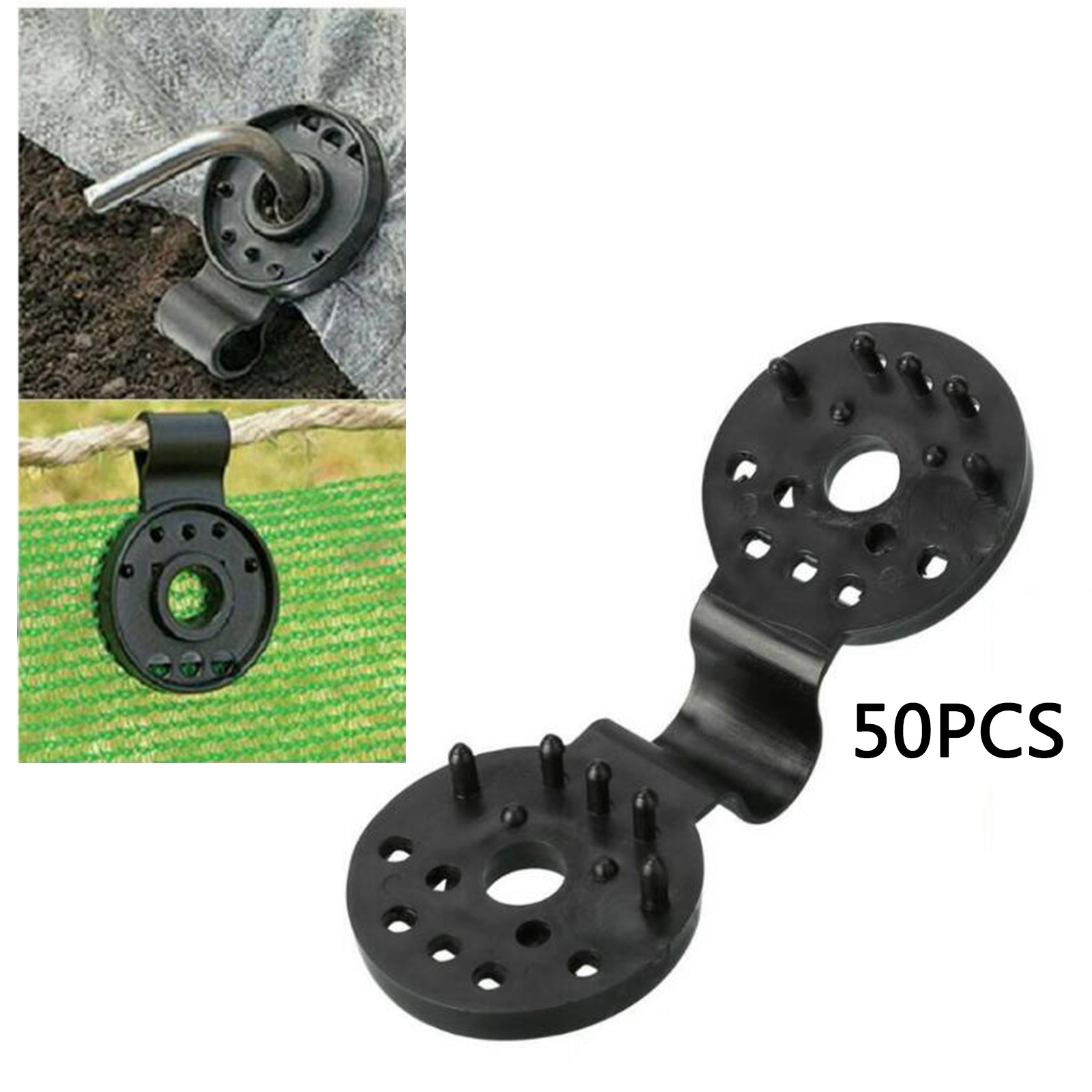 50Pcs DIY Tarp Clamp Awning Tent Canopy Snap Clip Canvas Anchor Gripper Caravan Jaw Grip Trap Tighten Tools