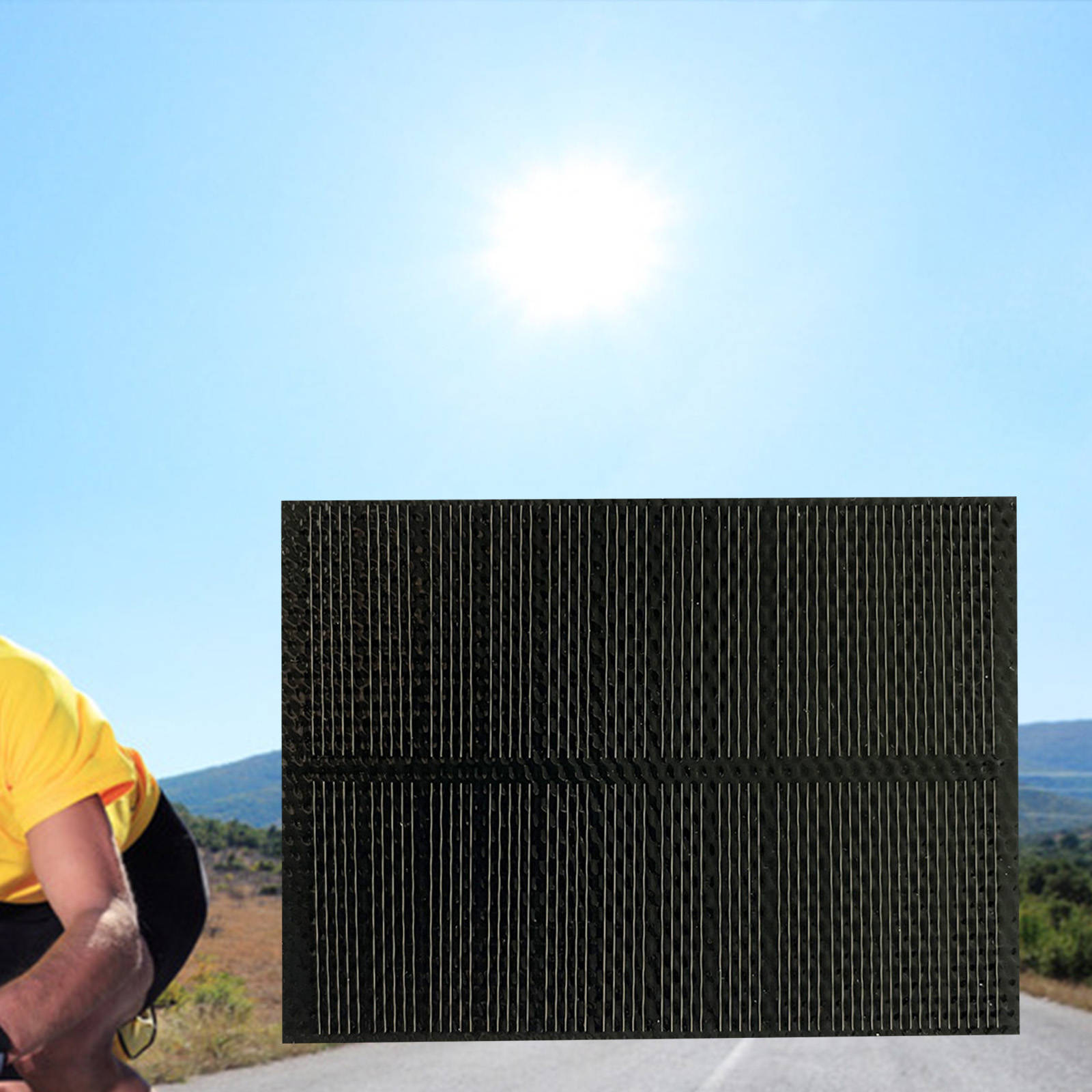 Portable Solar Panel Trickle Charger Battery Charger Monocrystalline Module DIY 2W for Street Cellphone Garden Camping Travel
