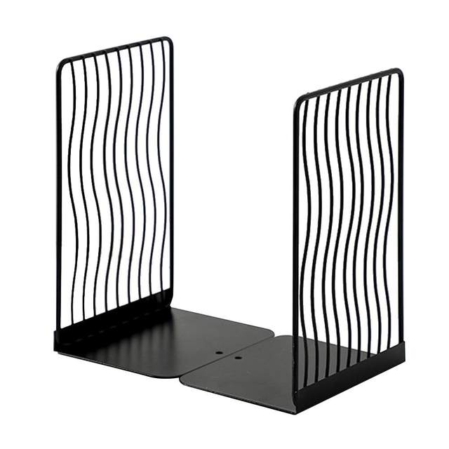 Sujetalibros de Metal Suministros Divisores Soporte para Libros Estantería  Simple Suministros de Oficina Soporte para Libros de Estilo Antiguo ANGGREK  Otros