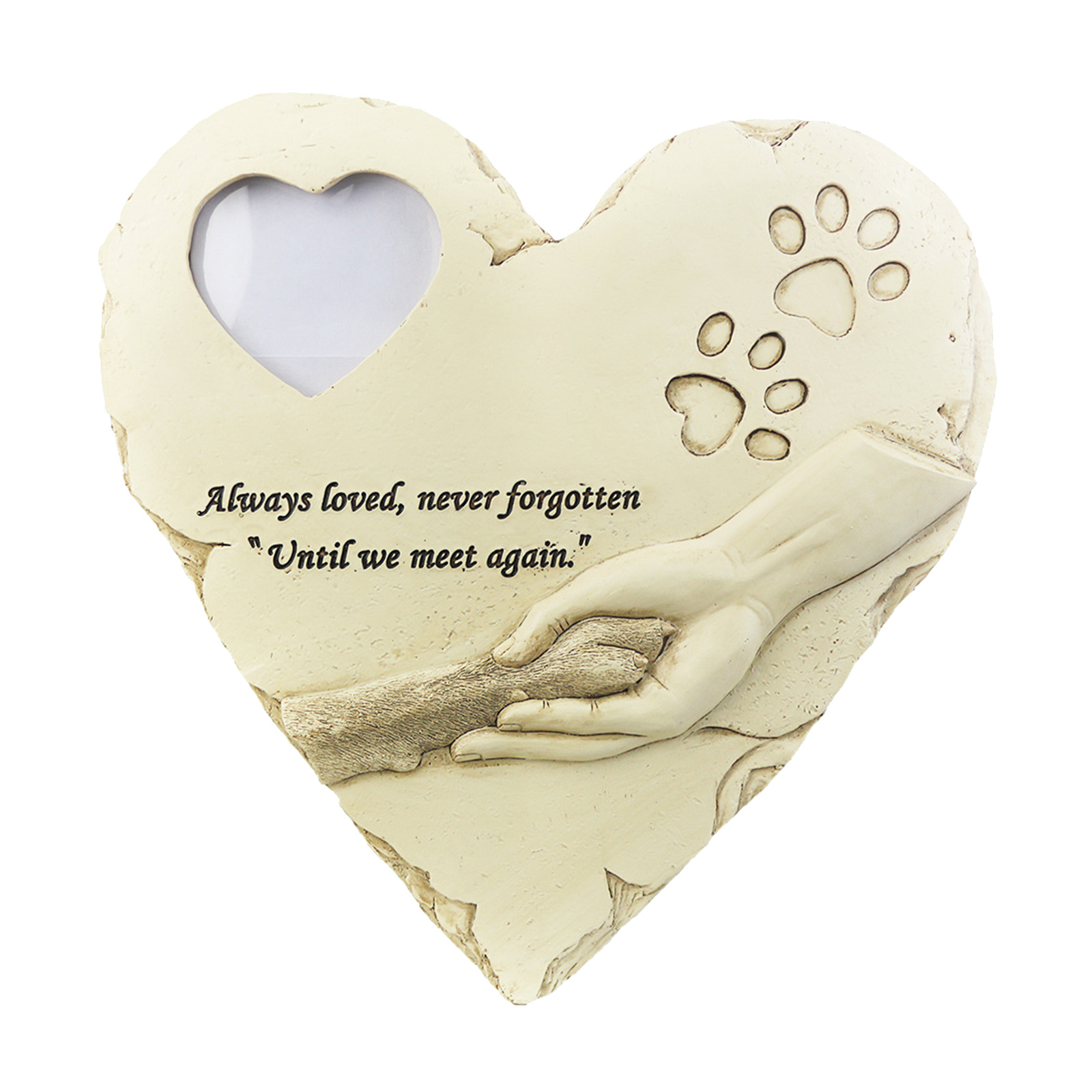 Engraved Pet Memorial Stone Dog Headstone Cats Grave Marker Remembrance Gift
