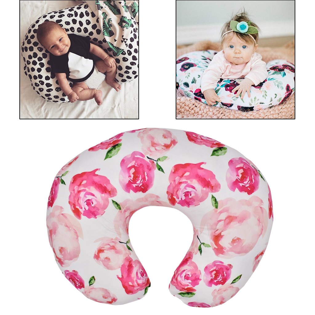 Comfortable Baby U Shape Pillow Cover Newborn Nursing Breast Slipcover