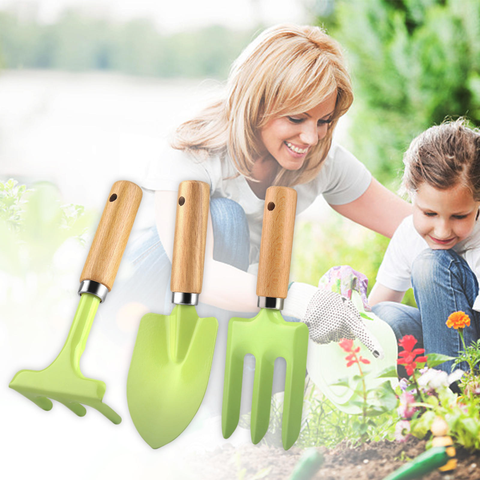 Garden Tools Sturdy Gifts Hand Tools Planting for Boys Girls Kids Toddlers
