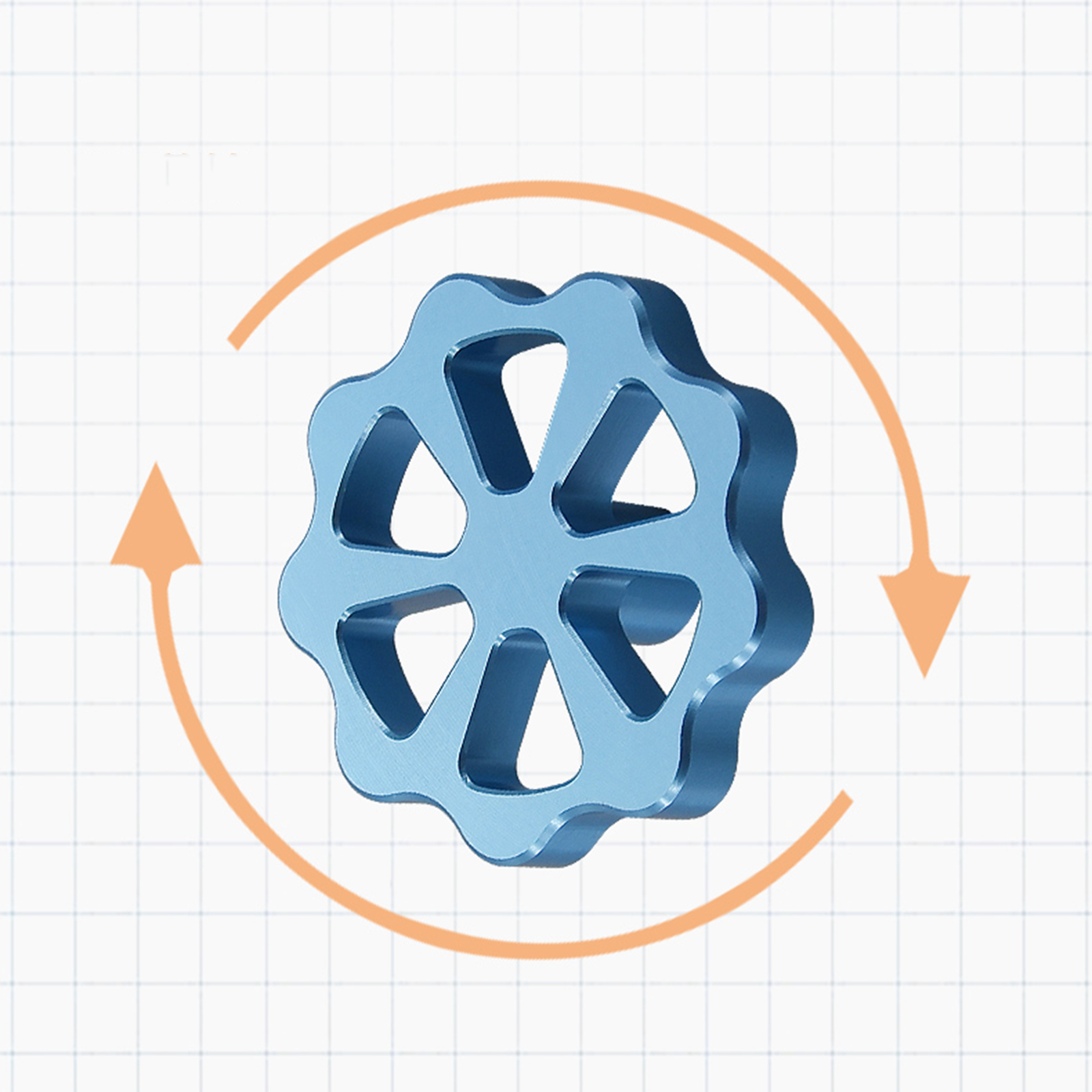 3D Printer Parts Extruder Knob Feeding Hand Screw for CR-10 Screw Wheel Accessory Aluminum Alloy Axis Motor Handwheel