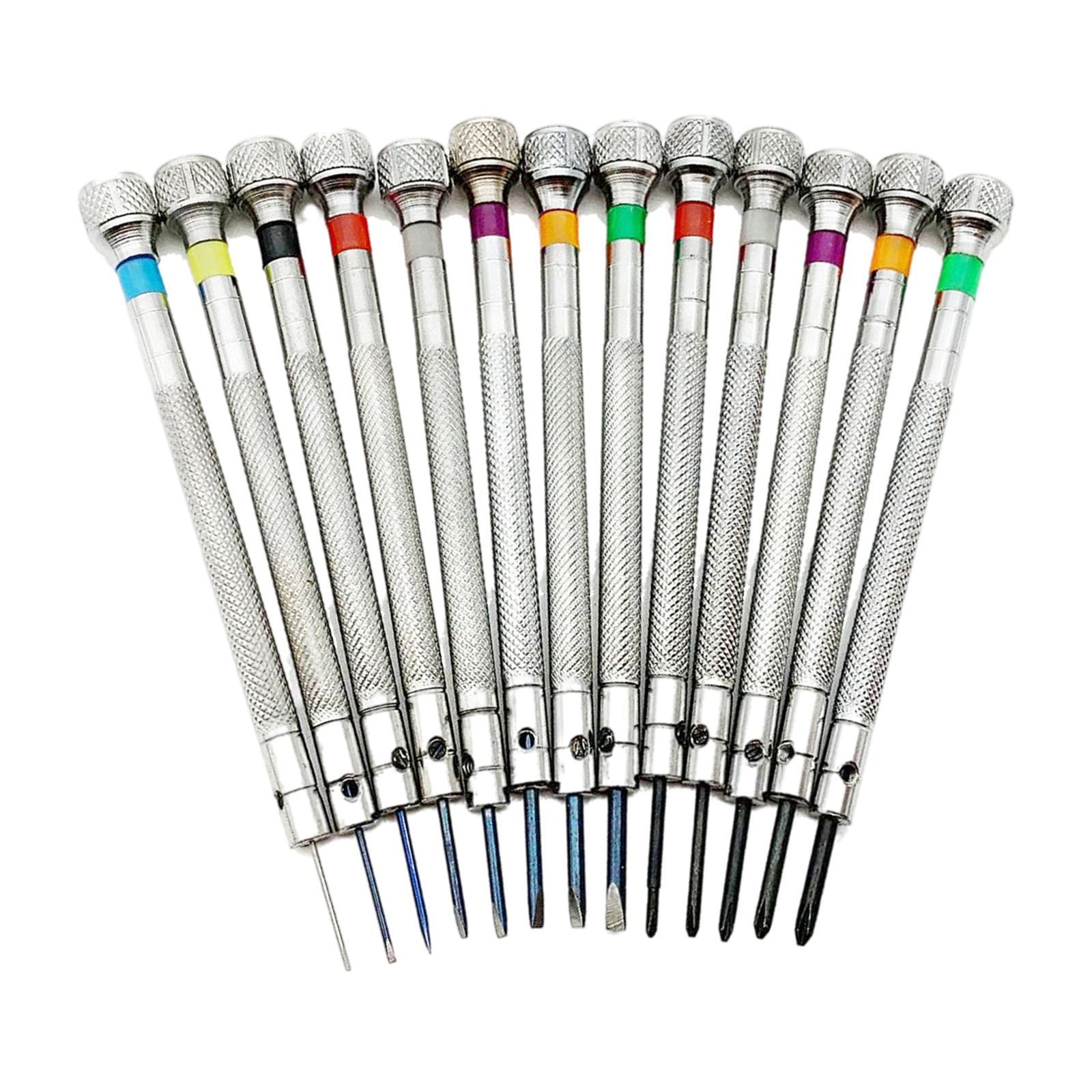 13 Pieces Watch Repair Screwdriver Set Tool 0.6mm-2.0mm for Jewelry