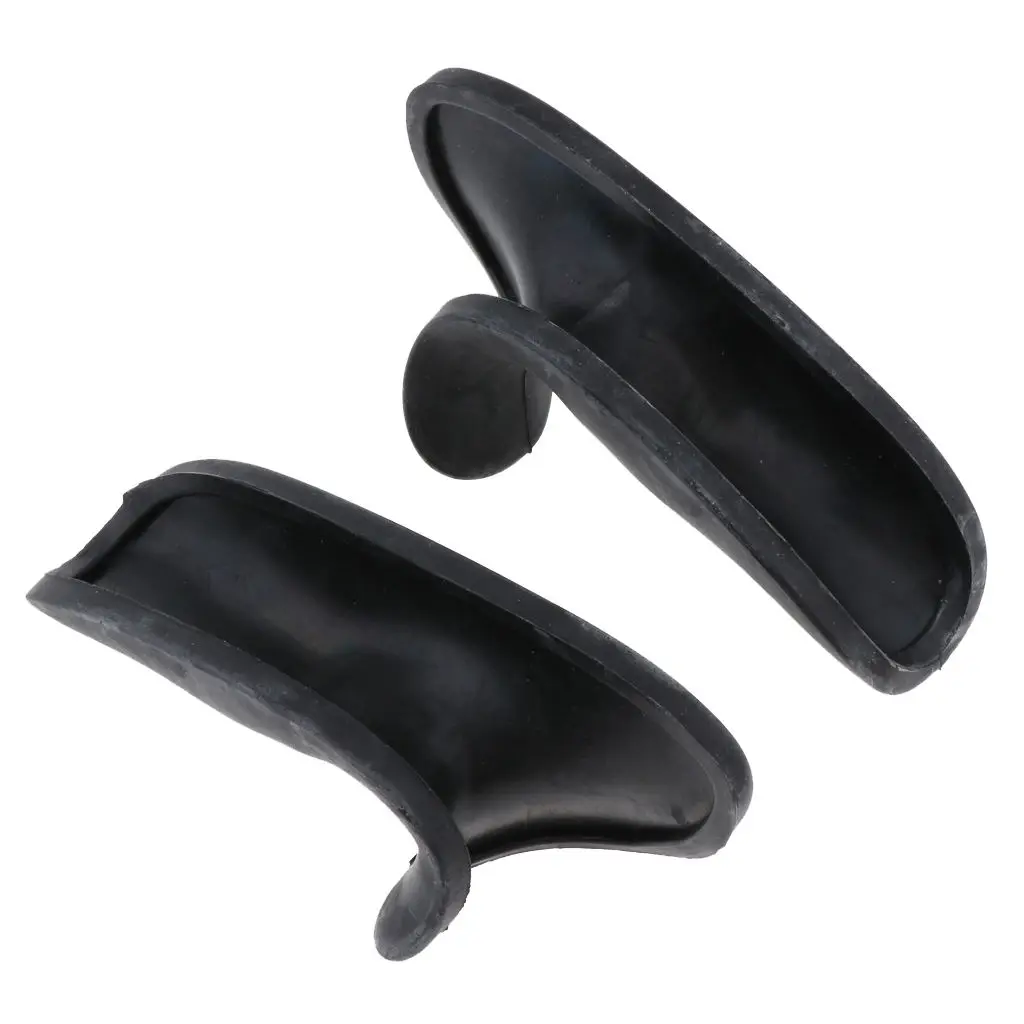 Black  Universal Car Steering Wheel Thumb Grips Replacement Rubber oem: Sport RS CLIO MKII abs plastic