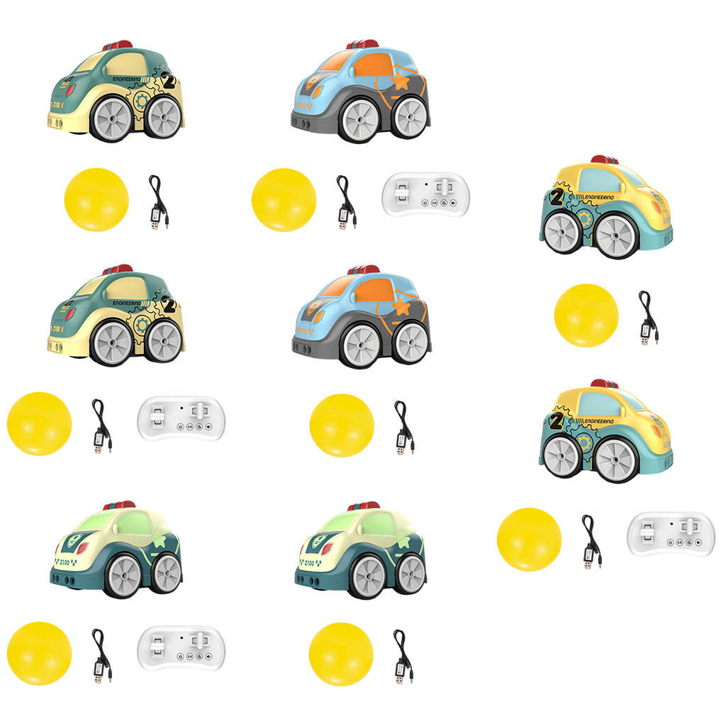 Cartoon RC Car Intelligent 2 AAA Batteries(Bring Your Own) for Learning to Crawl Stimulatating Auditory Visual Development