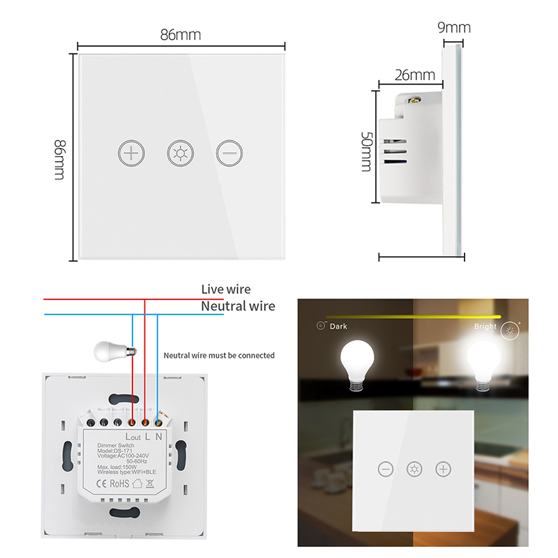 padrão da ue 110v 240v interruptor de