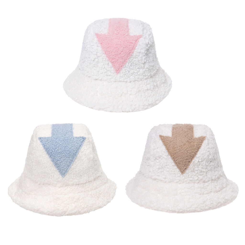 Lamb Wool Fisherman Hat Women Winter Cold Sports Outdoor Gardening