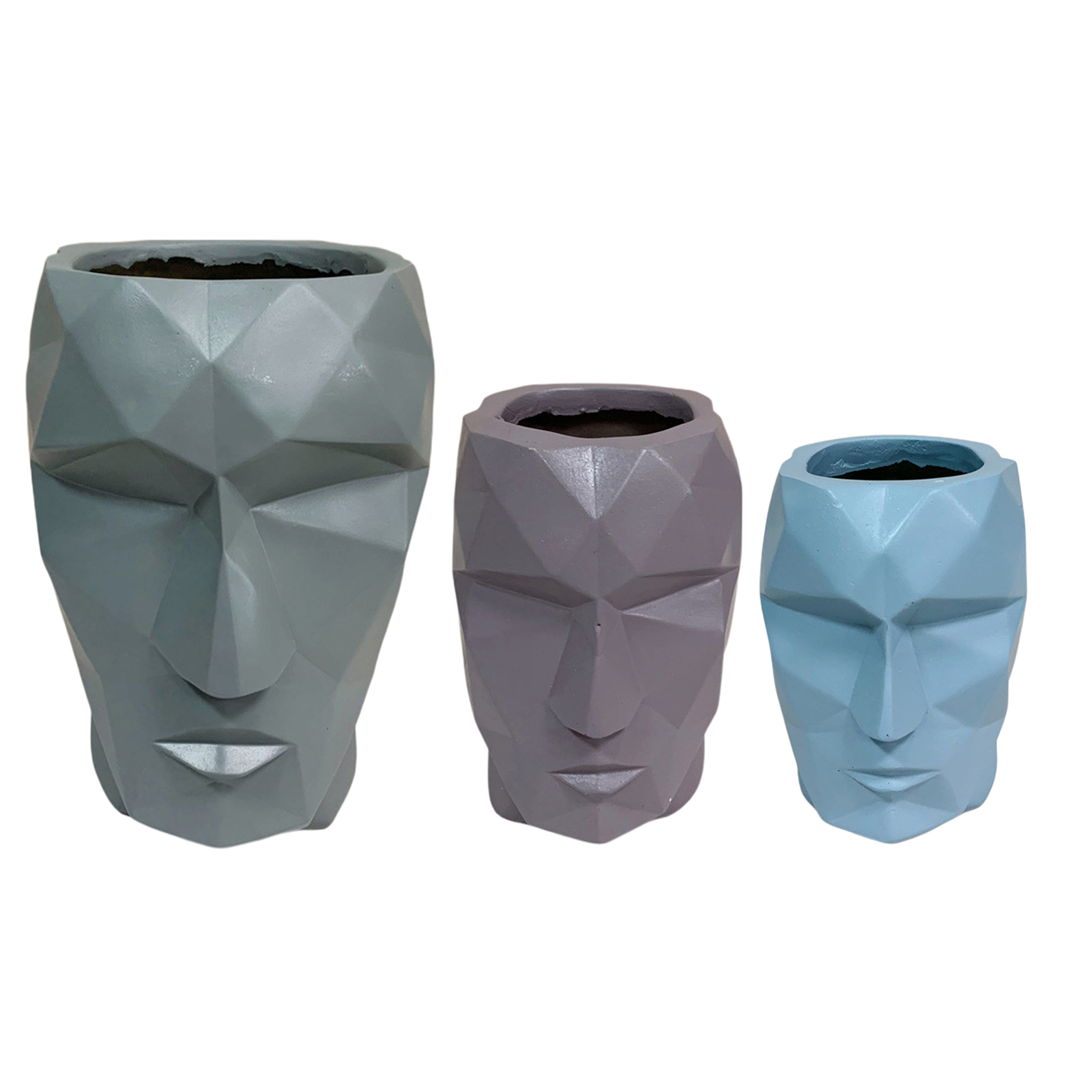 Portrait Face Head Flower Pot Dried Flowers Decorative Vase Plant Pots Home