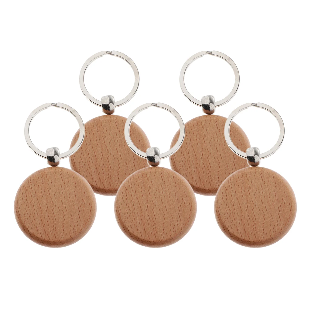 Diy Blank Wooden Keychain Personalized Wood Keychain Best Gift