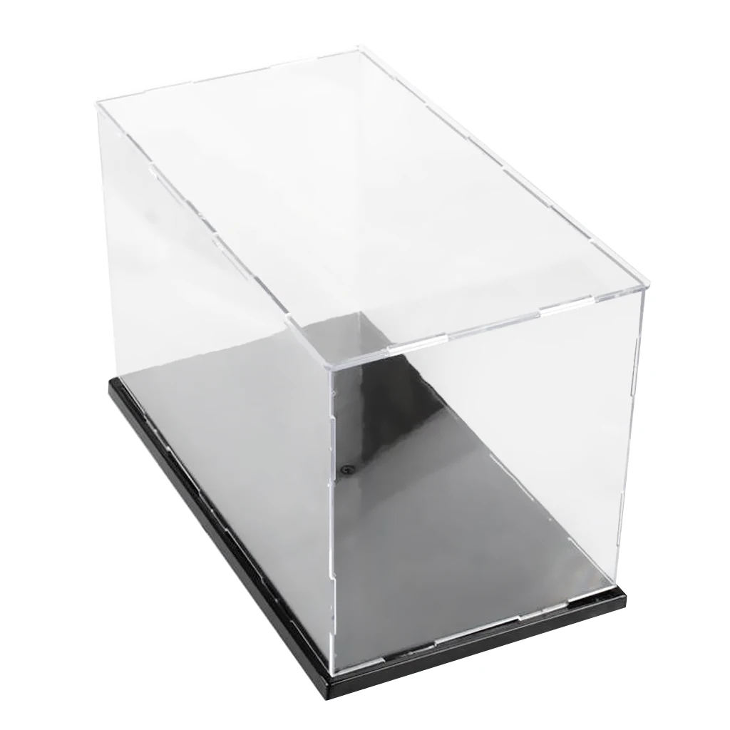 Transparent Acrylic Display Case Dustproof Composite Model Show Box for
