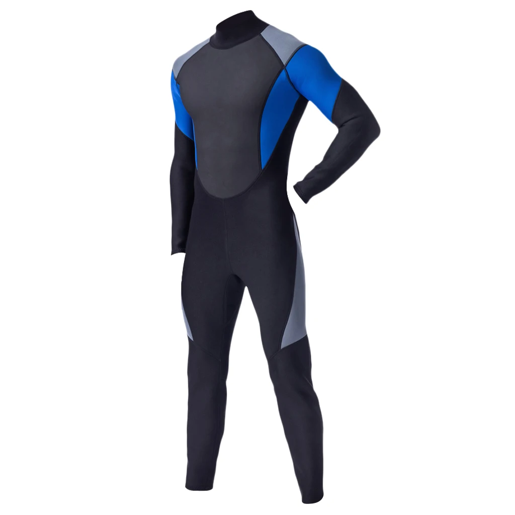 Men`s 3mm Neoprene Diving Suits Wetsuit Full Body Sports Skins Suit for Diving, Snorkeling, Swimming, Surfing & Spearfishing