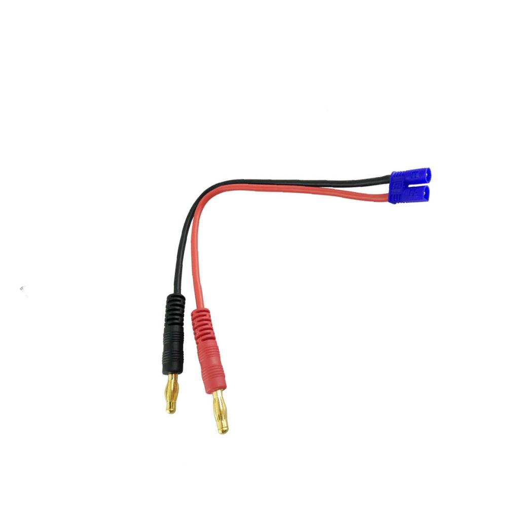 16AWG B6 IMAX Battery Charging Cable EC2 Male To Banana Plug for Hubsan H501S RC Drone Quadcopter Parts