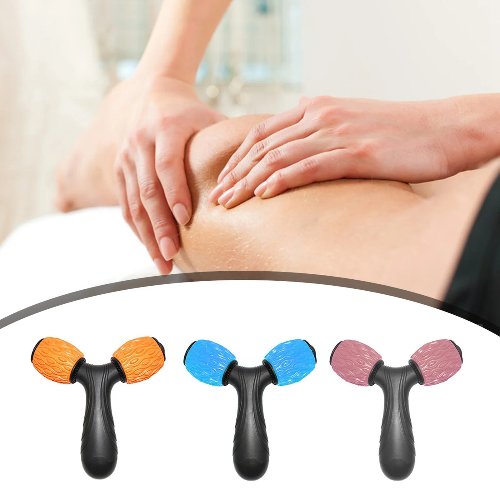 Full Body Manual Roller Massager V?shape Lift Body Leg Slimming Firming