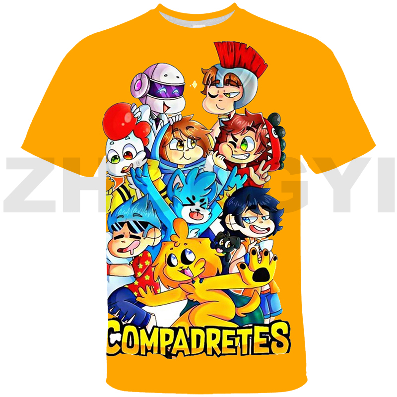 Camiseta con estampado de Los Compas Mikecrack para niño, camisa divertida  de Anime en 3D, Tops Kawaii, ropa de calle para adolescentes, Camiseta de  Juego de moda|Camisetas| - AliExpress