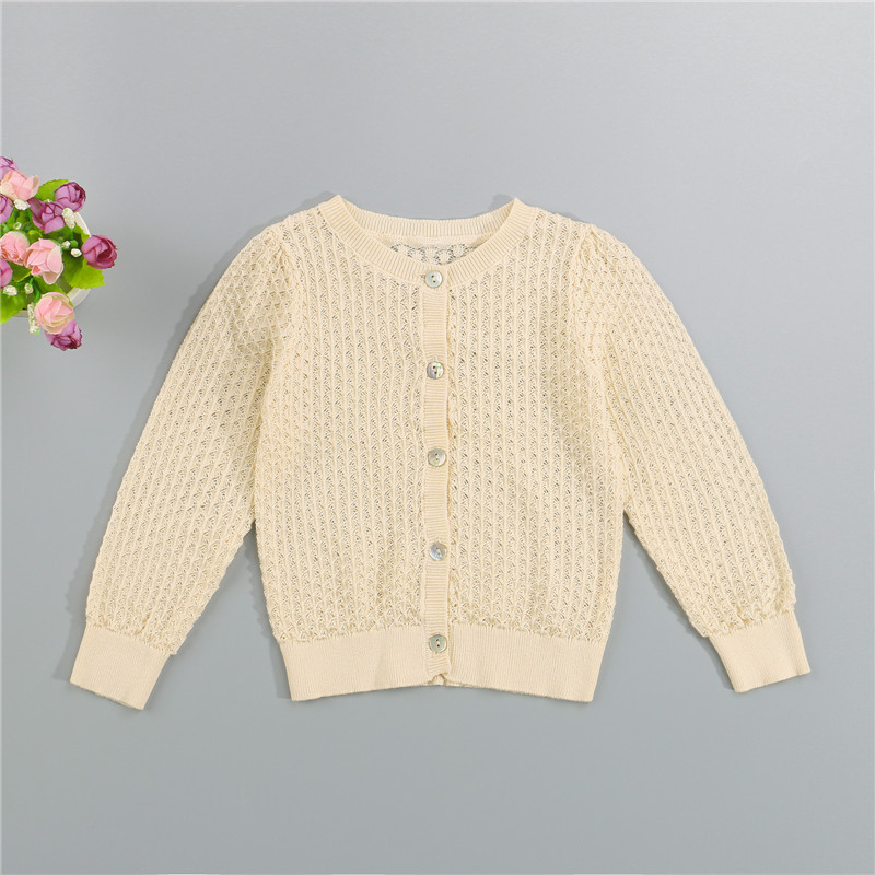 Outono de Malha Camisola do Bebê Roupas do Bebê Primavera Cardigan Crianças Roupas Meninos Meninas Botão Camisolas Usar Menino Outwear 1 bebê crianças roupas meninos meninas botão camisolas