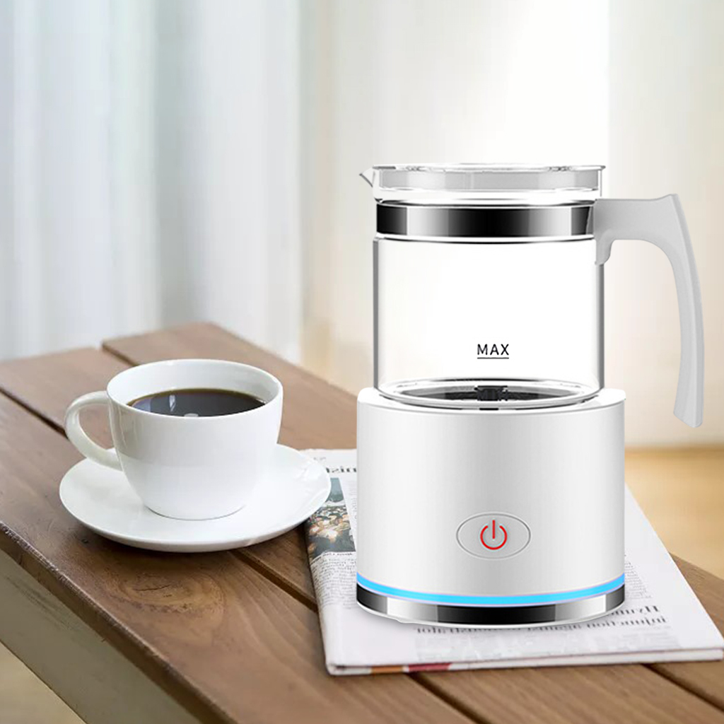 Automatic 450ml Milk Frother Warmer Milk Steamer Coffee Milk Foamer Gifts