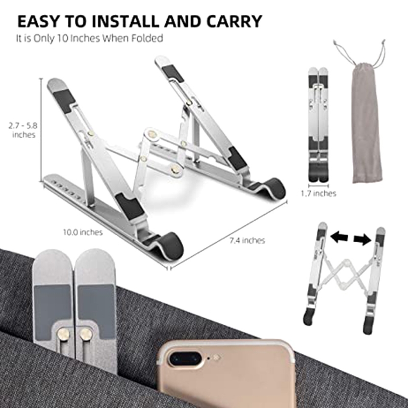 Dissipação de Calor Suporte para Macbook Portátil Ajustável Dell 10 28ge Air Pro 5 Suporte p celulares