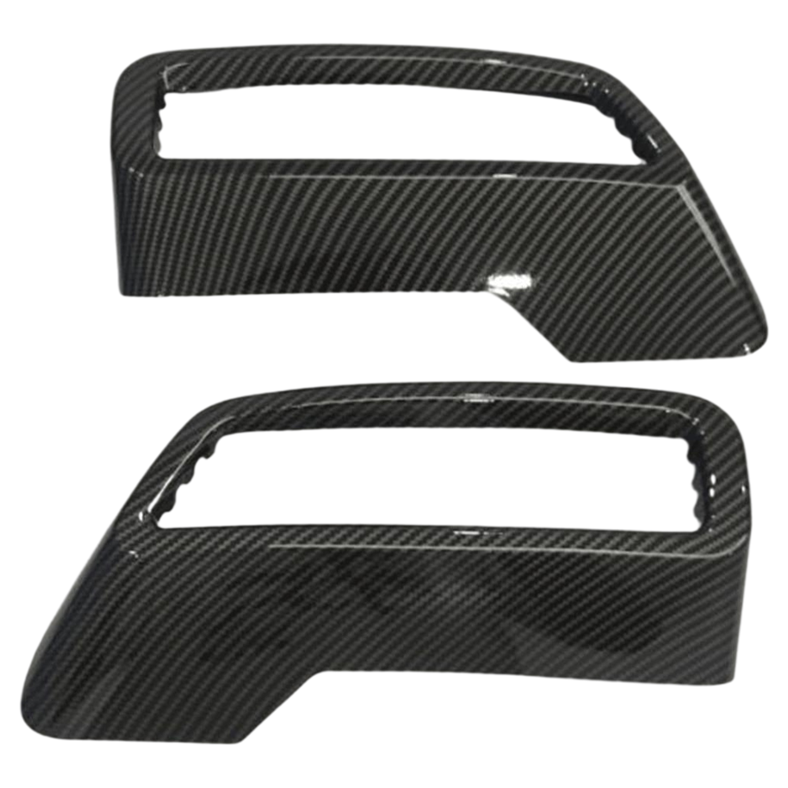 Tail Throat Decorative Frame Car Rear Bumper Side Exhaust Muffler end Pipe Covers Stickers for Peugeot 2017-2019.