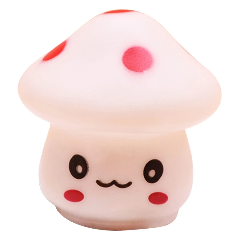 Cute Mushroom Shaped LED Night Light Lamp For Decoration High Colorful P4A7 
