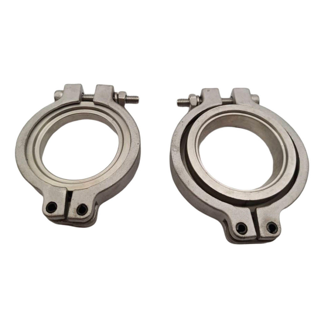 Stainless Steel V band Flang Clamp Set For Tial External Wastegate 44mm