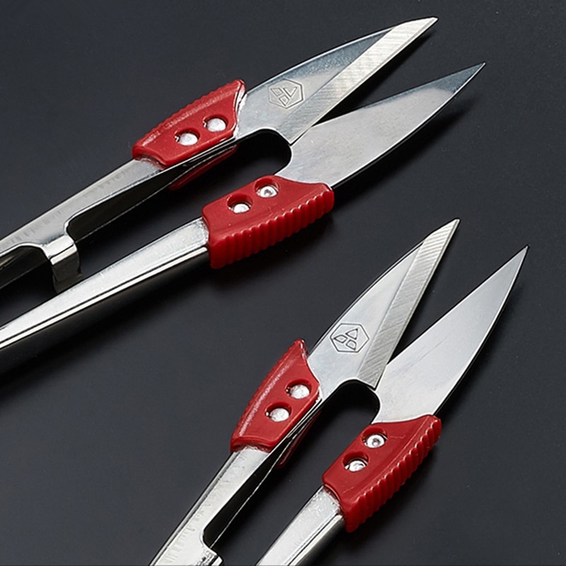 1pc/3pcs Edelstahl Garn Schere Schneiden Nähen Schere Schere Kreuz Stickerei Schere U Gewinde Schere für stoff – Detail 8