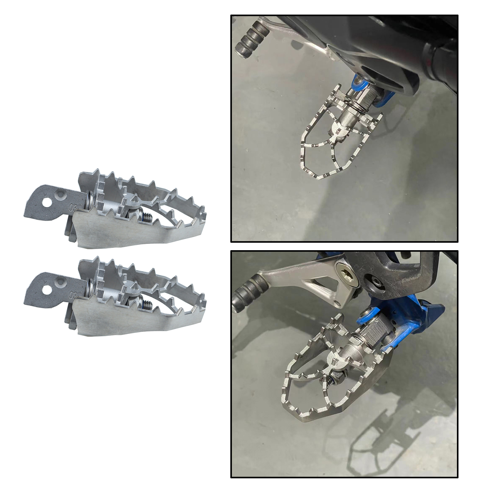 Dirt Bike Motorcycle Rotating Foot Pegs Pedal Footpegs Foot Rest Fit for DUCATI MULTISTRADA 950 for Scrambler 400 800 1100