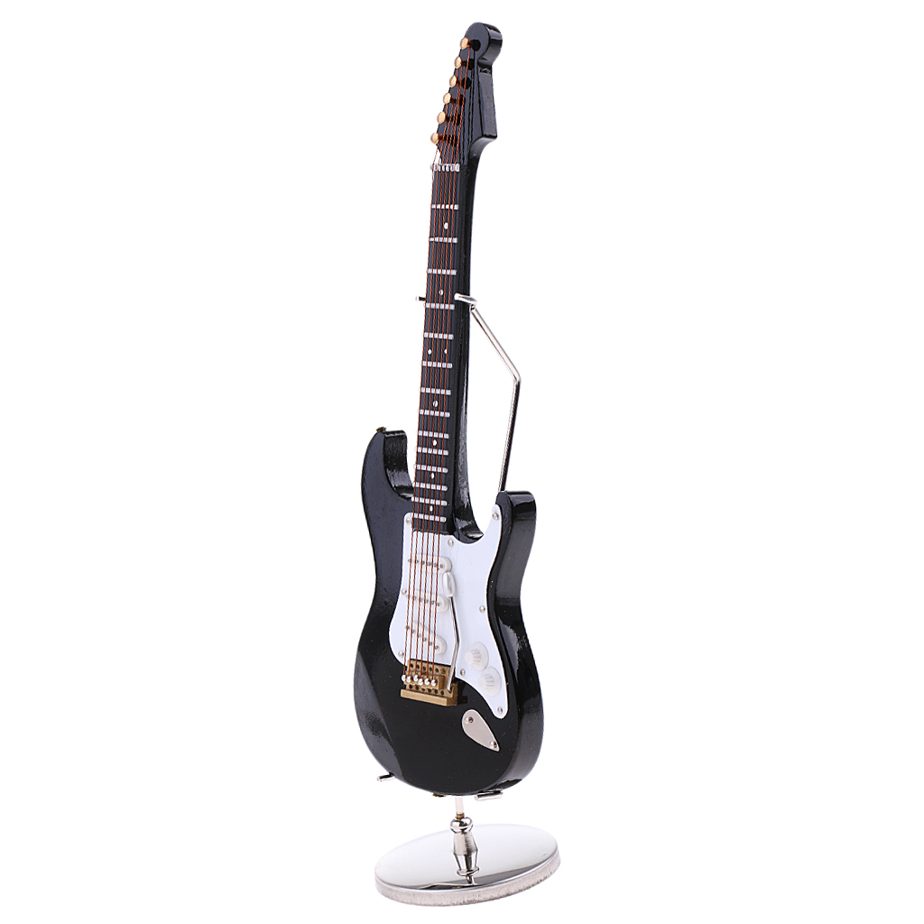 MagiDeal 1/6 Scale Wood Electric Guitar Model for 12 Inch Action Figure Accessory Kids Toys