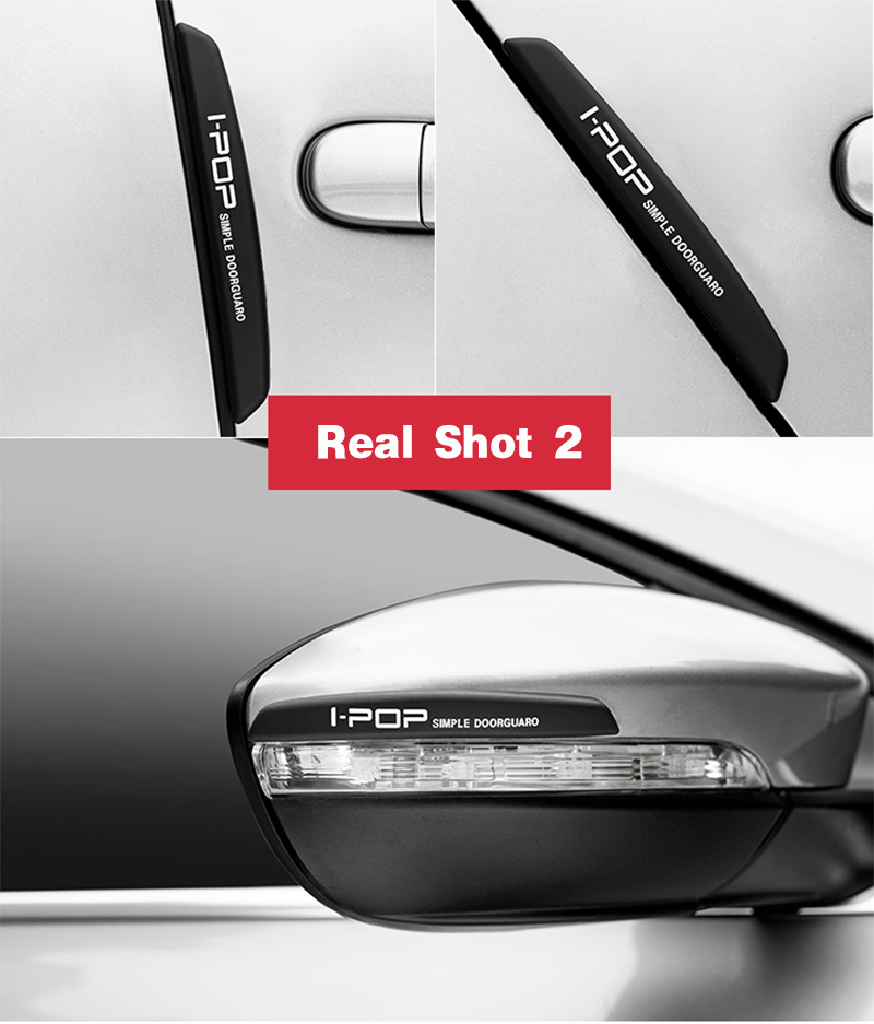 6/4Pcs Car Door Edge Protection Guards Buffer Trim Molding Protection Strip Scratch Protector Car Door Crash Bar for Audi BMW