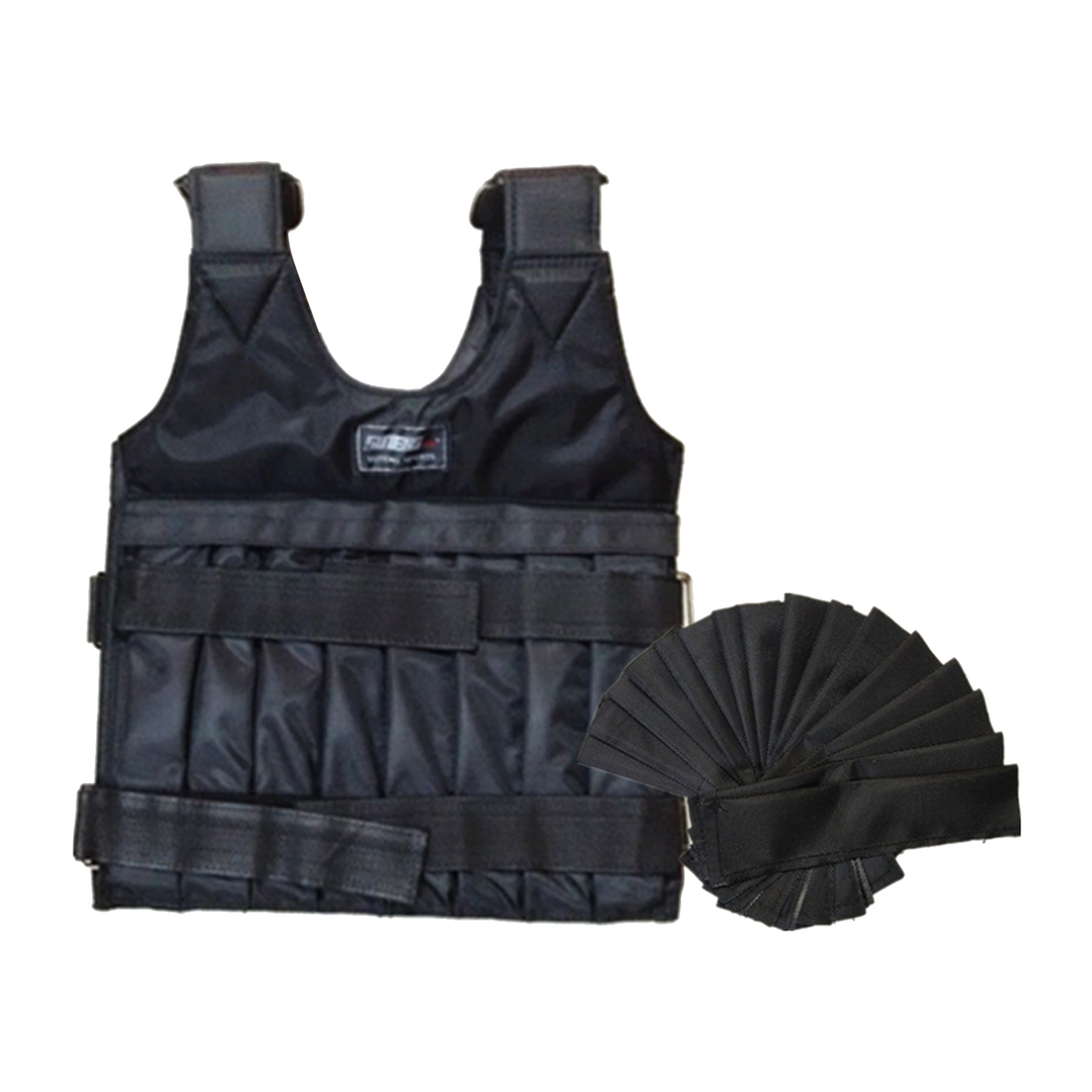 20KG Weighted Vest For Boxing Weight Training Workout Fitness Gym Equipment Adjustable Waistcoat Jacket Sand Clothing