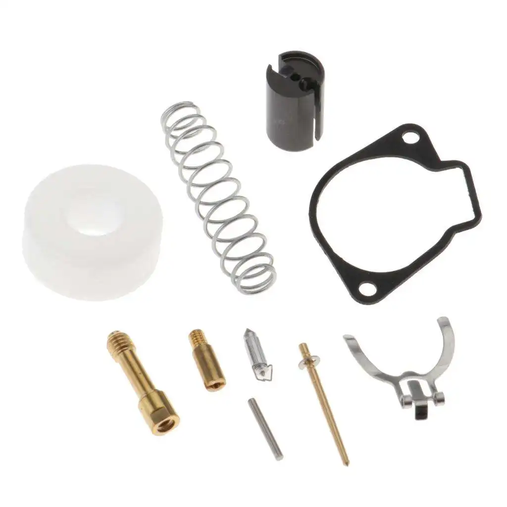 Outboard Carb Carburetor Repair Kit for Two-Stroke 43CC 47CC Mini Moto Pocket Bike Motorbike