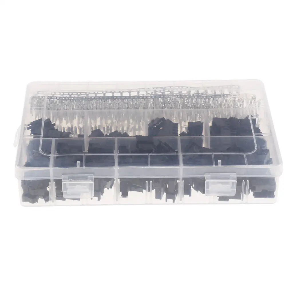 560 Pieces 2.5mm Pitch 2 3 4 5Pin JST SM Battery Plug Housing And Terminals Kits