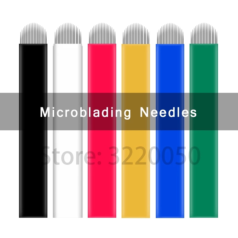 Best of Wholesale 500PCS 0.16mm 500 Pcs Microblading Needle 12 Pin Lamina Tebori Black 18 U Microblading For Permanent Makeup Supplies Reviews & Tips