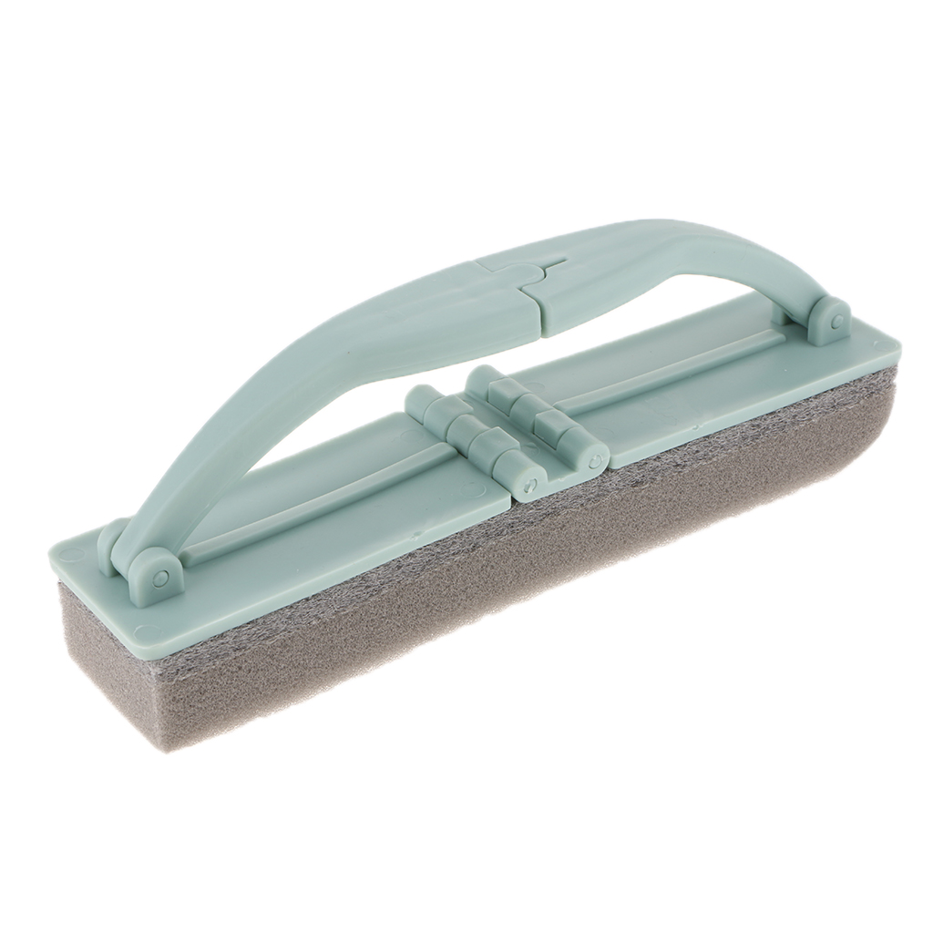 Multi-functional Floor and Window Scrubber, Foldable Sponge Cleaning Brushes for Bathroom and Kitchen