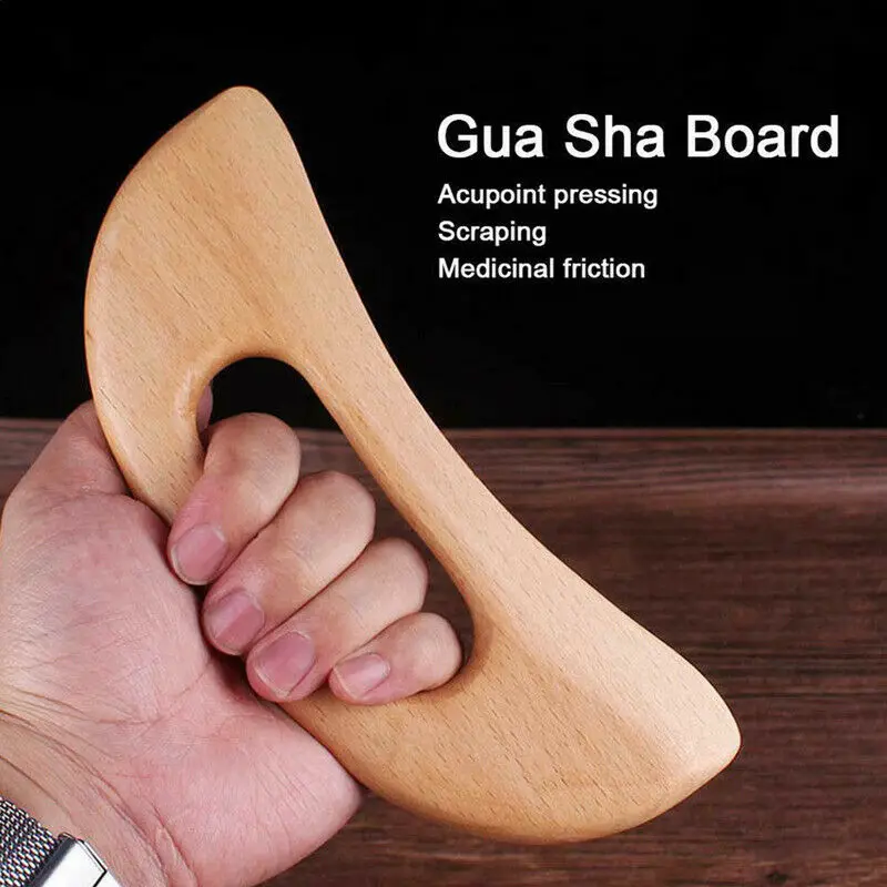 Wooden gua sha Tools Anti Cellulite Massage Tool Wood  Lymphatic Drainage Paddle Gua Sha Massage Soft Tissue Gua Sha Board