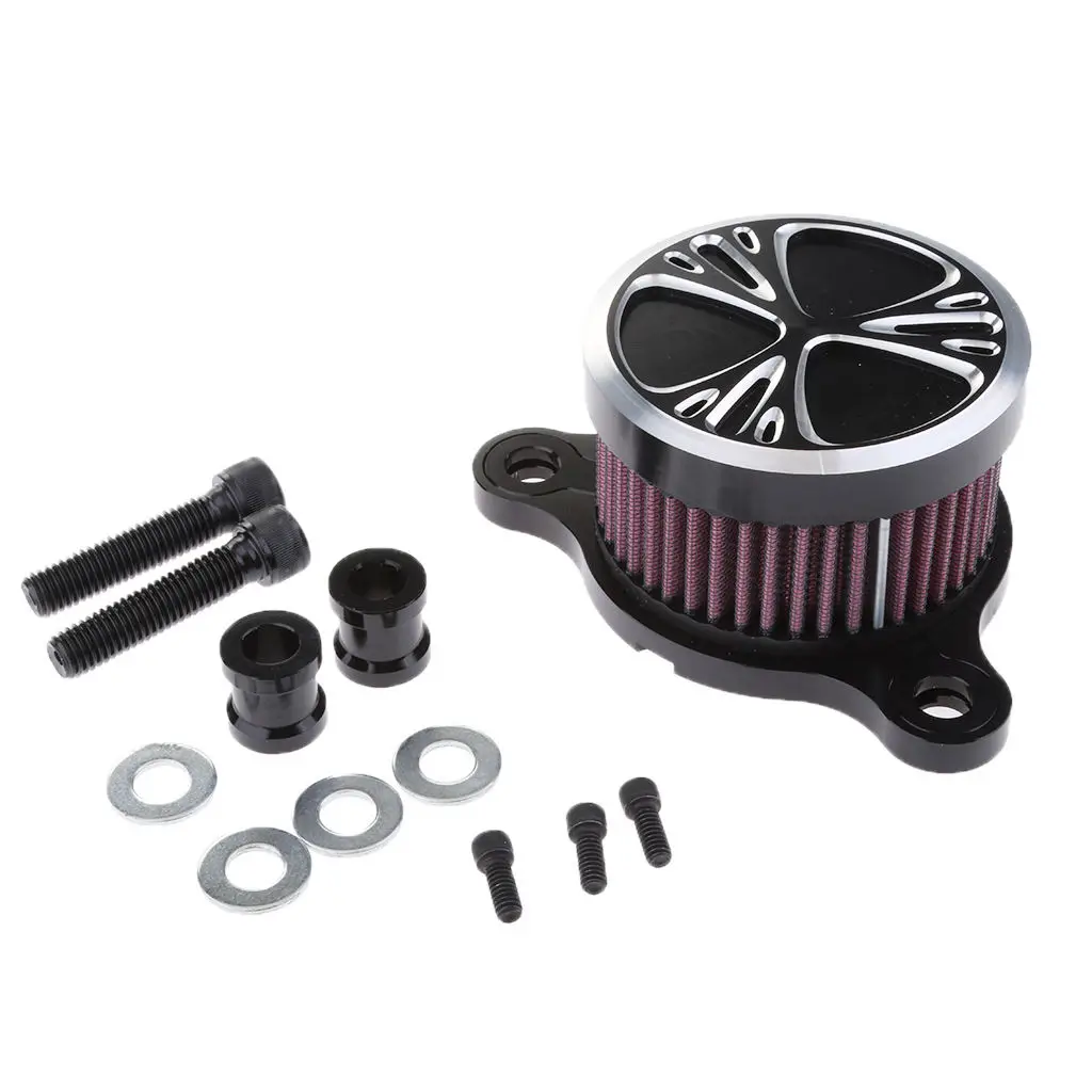  Intake Filter System Kit For Harley  XL883 1200 04-18