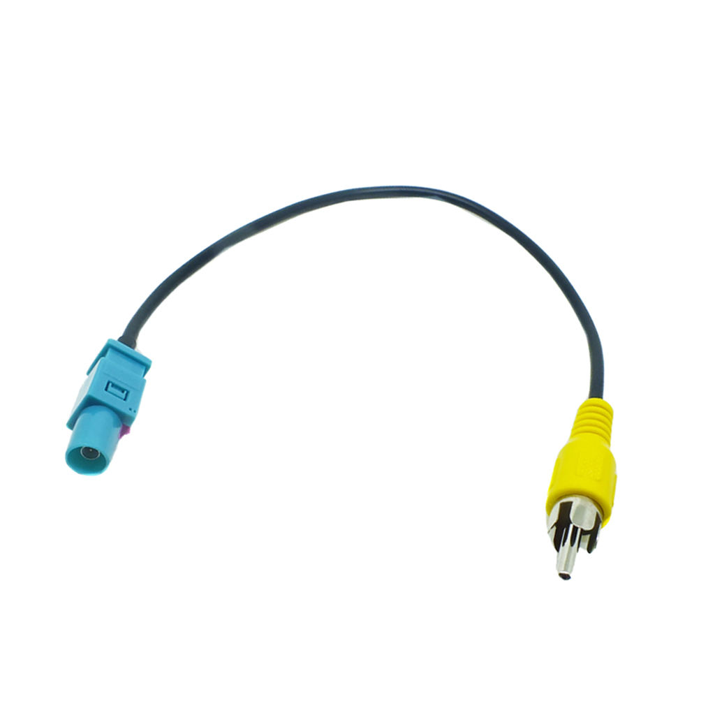 Car Fakra Adapter For Ford Video Blaupunkt NX Rear View Camera Audio Fakra Adapter Cable Video Signal Connect Video Sources