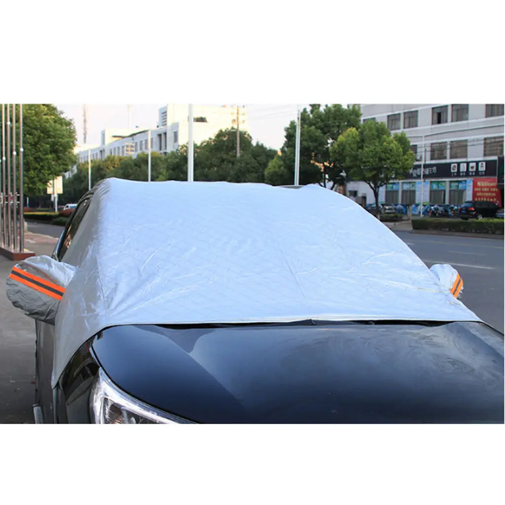 Universal Car Windshield Snow Cover Truck Ice Protector Sun Shield Pouch